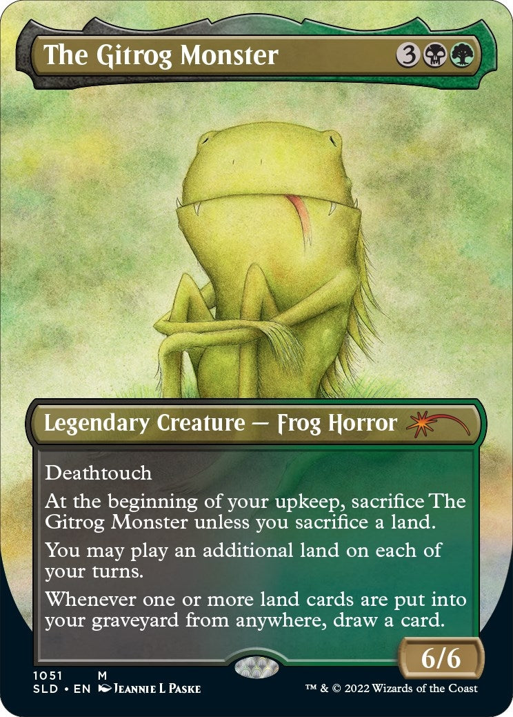 The Gitrog Monster (Borderless) (1051) [SLD] - MTG Single