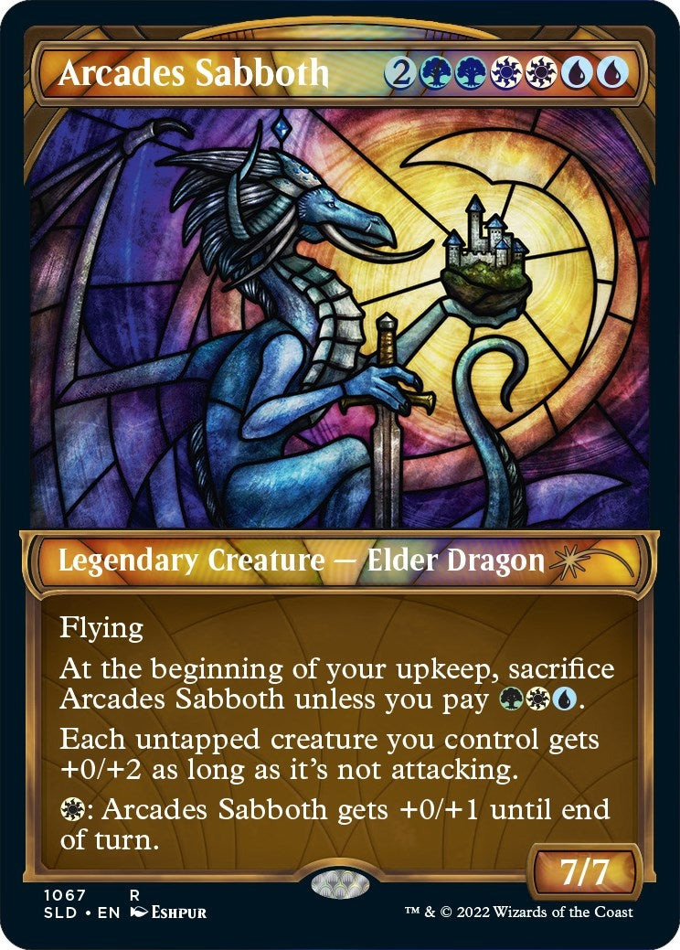 Arcades Sabboth (Stained Glass) (Textured Foil) (1067) [SLD] - MTG Single