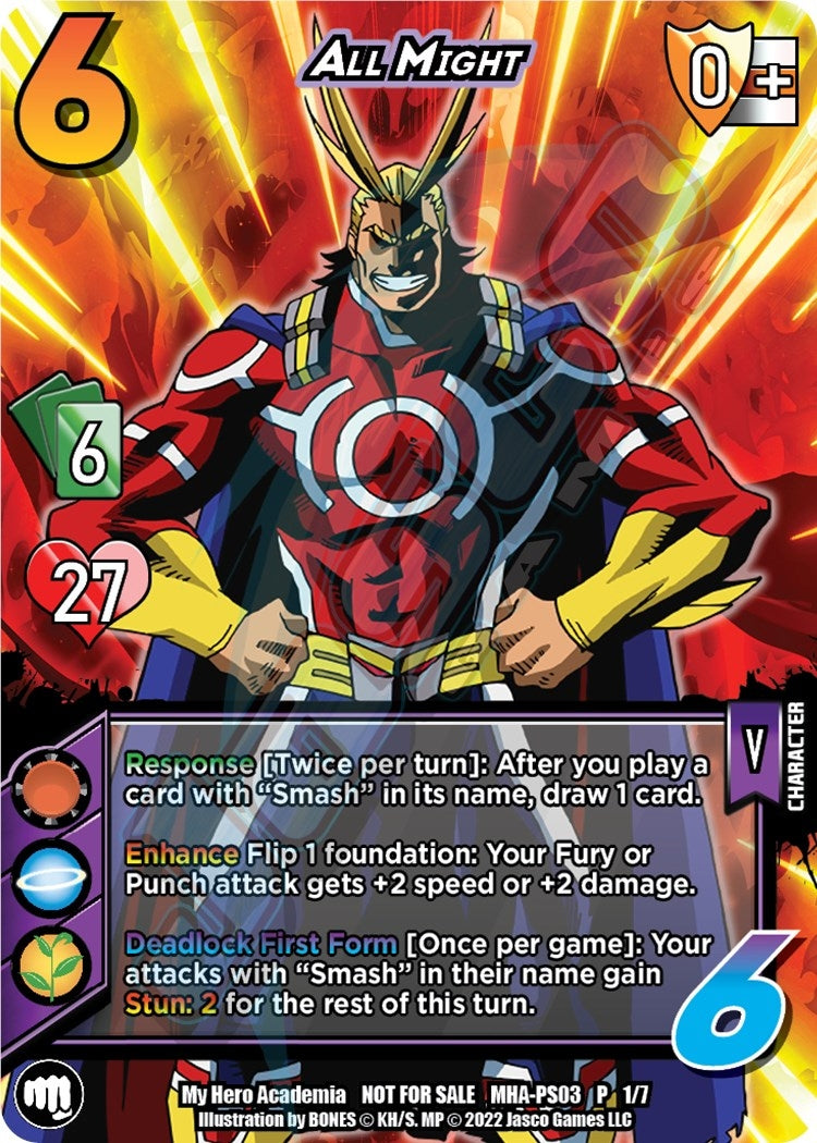 All Might (Provisional Showdown 3) (317) [MHAP] - UniVersus Single