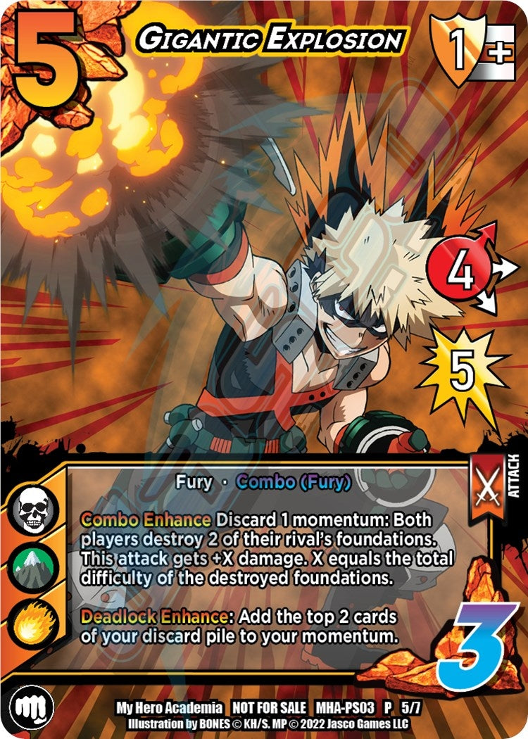 Gigantic Explosion (Provisional Showdown 3) (357) [MHAP] - UniVersus Single