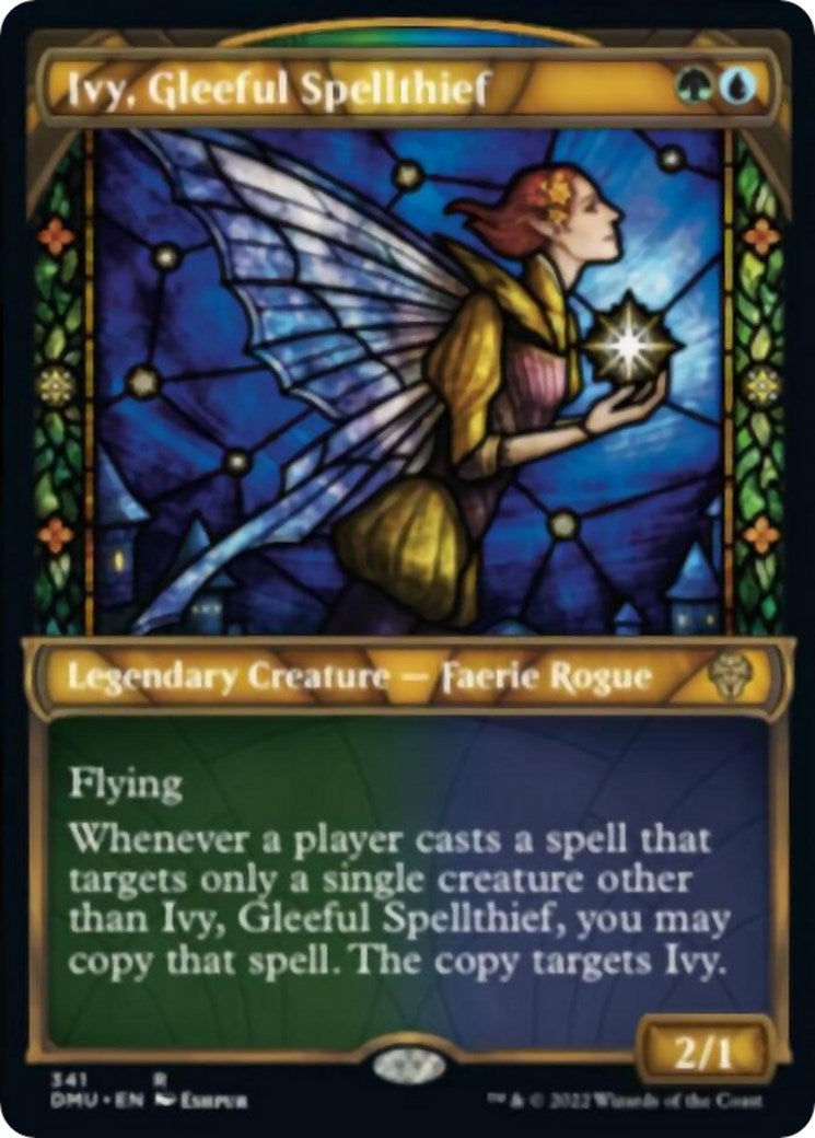 Ivy Gleeful Spellthief (Textured Foil) (341) [DMU] - MTG Single