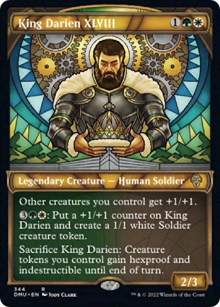 King Darien XLVIII (Textured Foil) (344) [DMU] - MTG Single