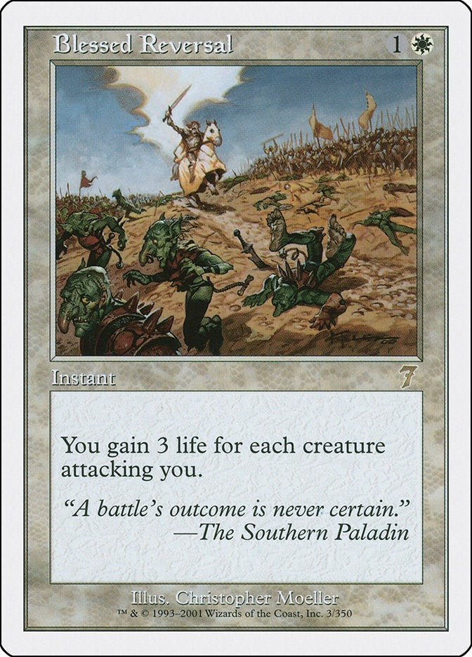 Blessed Reversal (3) [7ED] - MTG Single