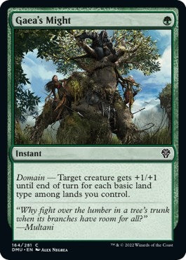 Gaea’s Might (164) [DMU] - MTG Single