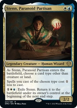 Stenn Paranoid Partisan (221) [DMU] - MTG Single