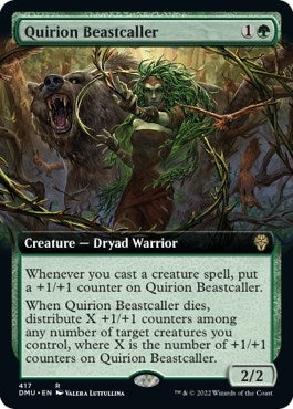 Quirion Beastcaller (Extended Art) (417) [DMU] - MTG Single