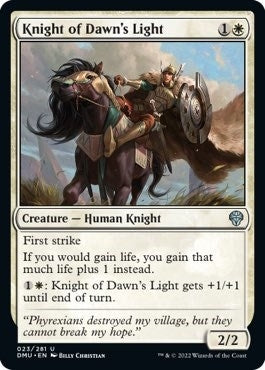 Knight of Dawn’s Light (23) [DMU] - MTG Single
