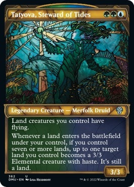 Tatyova Steward of Tides (Textured Foil) (362) [DMU] - MTG Single