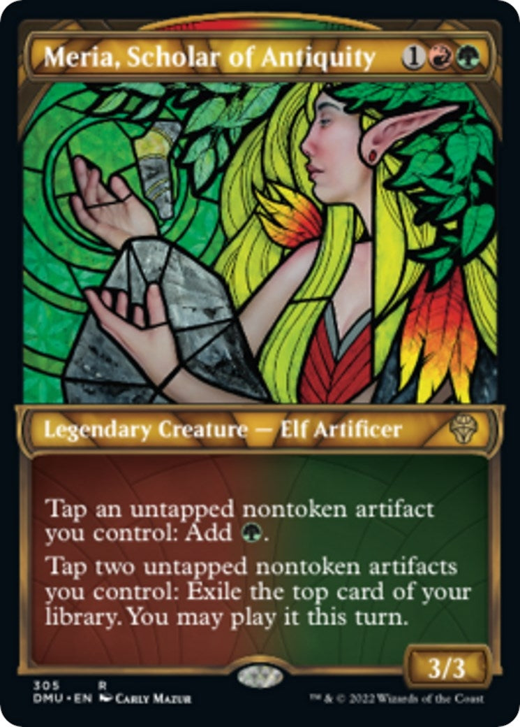 Meria Scholar of Antiquity (Showcase) (305) [DMU] - MTG Single