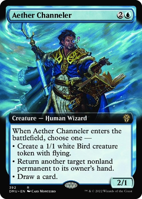 Aether Channeler (Extended Art) (392) [DMU] - MTG Single
