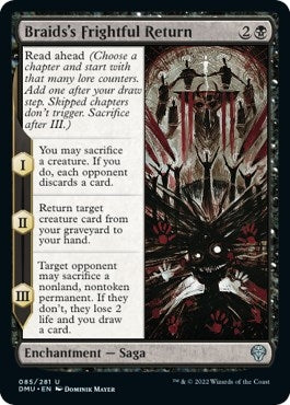 Braids’s Frightful Return (85) [DMU] - MTG Single
