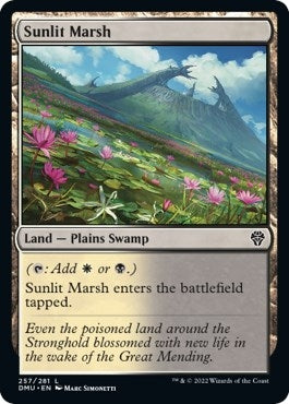 Sunlit Marsh (257) [DMU] - MTG Single
