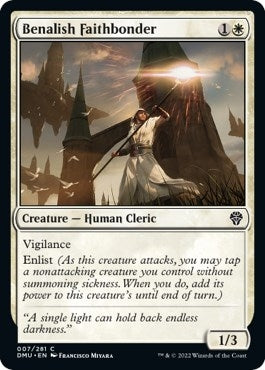 Benalish Faithbonder (7) [DMU] - MTG Single