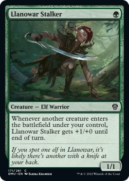 Llanowar Stalker (171) [DMU] - MTG Single