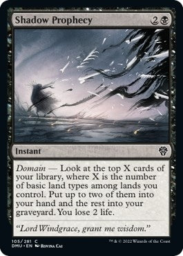 Shadow Prophecy (105) [DMU] - MTG Single