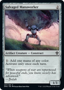 Salvaged Manaworker (237) [DMU] - MTG Single