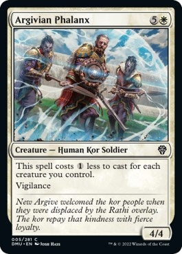 Argivian Phalanx (5) [DMU] - MTG Single