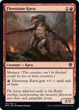 Flowstone Kavu (125) [DMU] - MTG Single
