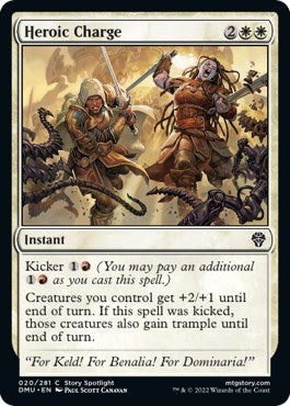 Heroic Charge (20) [DMU] - MTG Single
