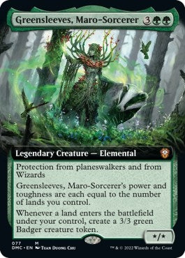 Greensleeves Maro-Sorcerer (Extended Art) (77) [DMC] - MTG Single