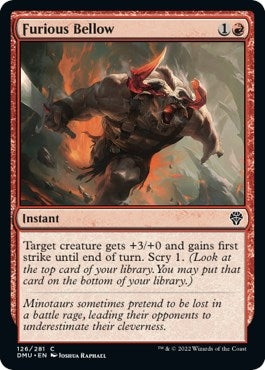 Furious Bellow (126) [DMU] - MTG Single