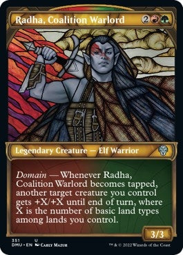 Radha Coalition Warlord (Textured Foil) (351) [DMU] - MTG Single