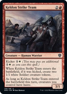 Keldon Strike Team (136) [DMU] - MTG Single