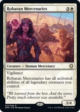 Robaran Mercenaries (22) [DMC] - MTG Single