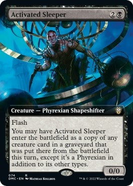 Activated Sleeper (Extended Art) (74) [DMC] - MTG Single