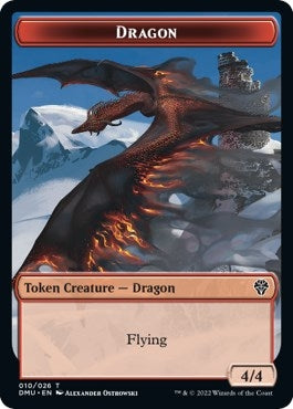Dragon Token (0) [DMU] - MTG Single