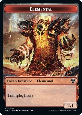 Elemental Token (0) [DMU] - MTG Single