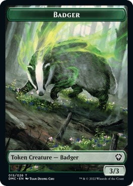 Badger Token (0) [DMC] - MTG Single