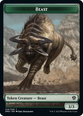 Beast Token (0) [DMU] - MTG Single
