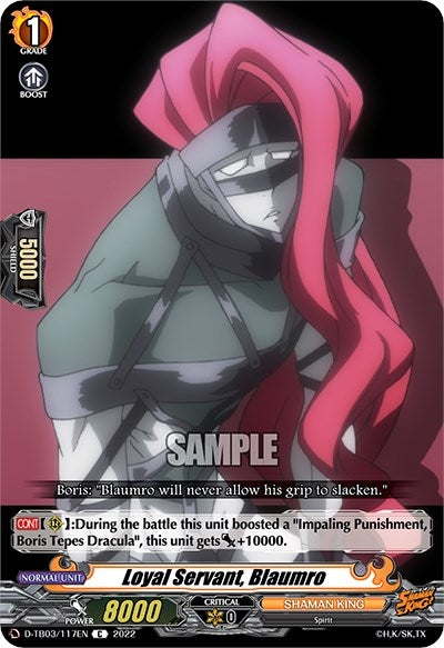 Loyal Servant Blaumro (3117) [D-TB03] - Cardfight Vanguard Single