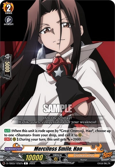 Merciless Smile Hao (3125) [D-TB03] - Cardfight Vanguard Single