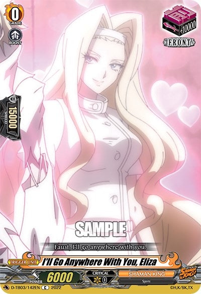 I’ll Go Anywhere With You Eliza (3142) [D-TB03] - Cardfight Vanguard Single