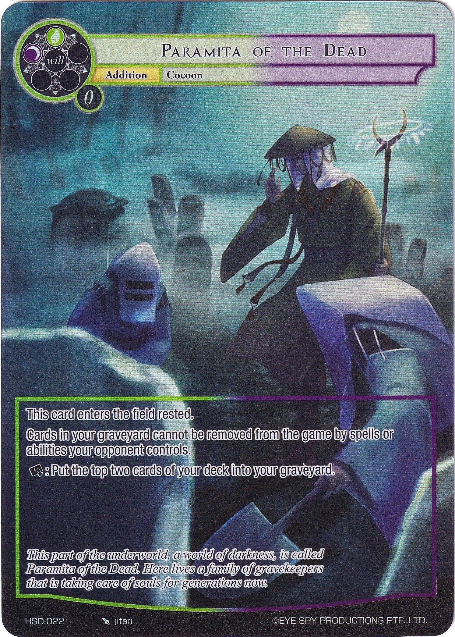 Paramita of the Dead (Full Art) (22) [HSD] - Force of Will Single