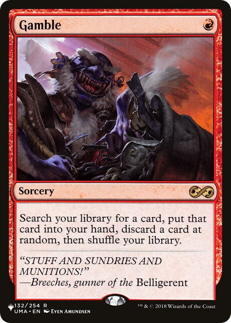 Gamble (132) [LIST] - MTG Single