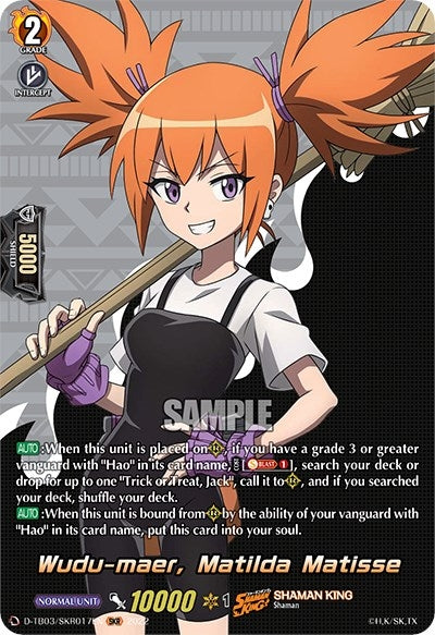 Wudu-maer Matilda Matisse (SKR) (3017) [D-TB03] - Cardfight Vanguard Single