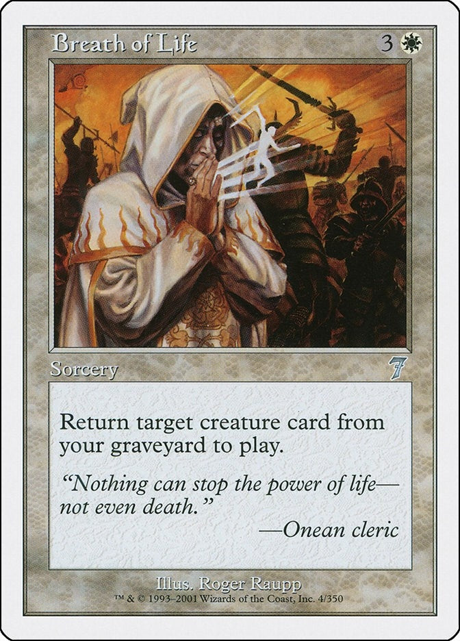 Breath of Life (4) [7ED] - MTG Single