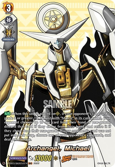 Archangel Michael (SKR) (3056) [D-TB03] - Cardfight Vanguard Single