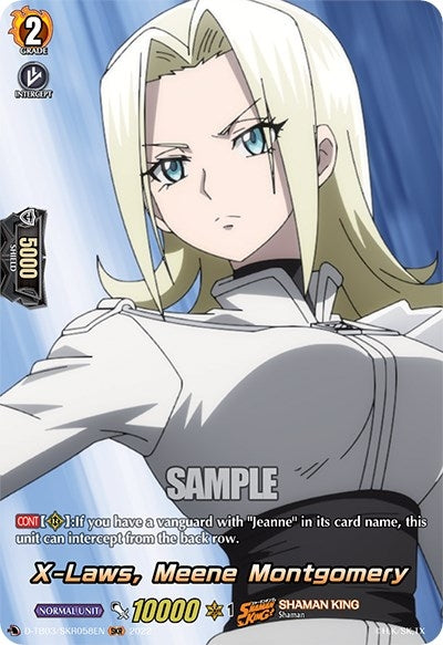 X-Laws Meene Montgomery (SKR) (3058) [D-TB03] - Cardfight Vanguard Single