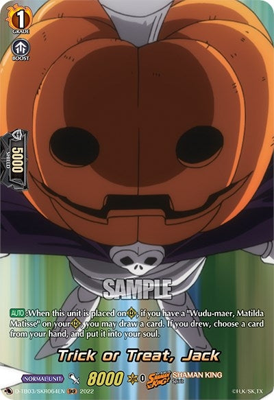 Trick or Treat Jack (SKR) (3064) [D-TB03] - Cardfight Vanguard Single