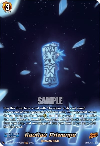 KauKau Priwenpe (SKR) (3076) [D-TB03] - Cardfight Vanguard Single