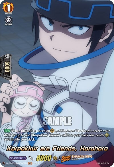Korpokkur are Friends Horohoro (SKR) (3090) [D-TB03] - Cardfight Vanguard Single