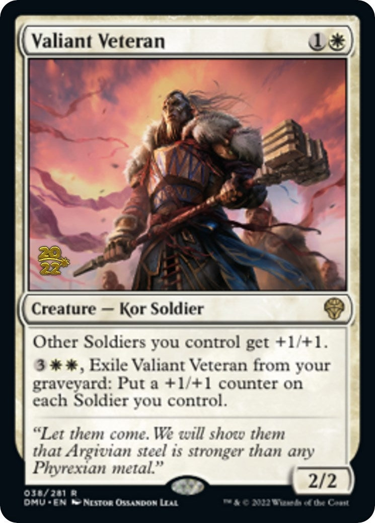 Valiant Veteran (38) [PRE] - MTG Single