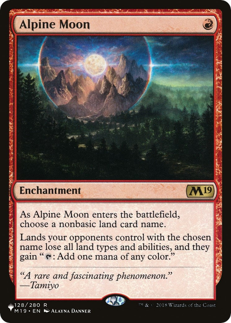 Alpine Moon (128) [LIST] - MTG Single