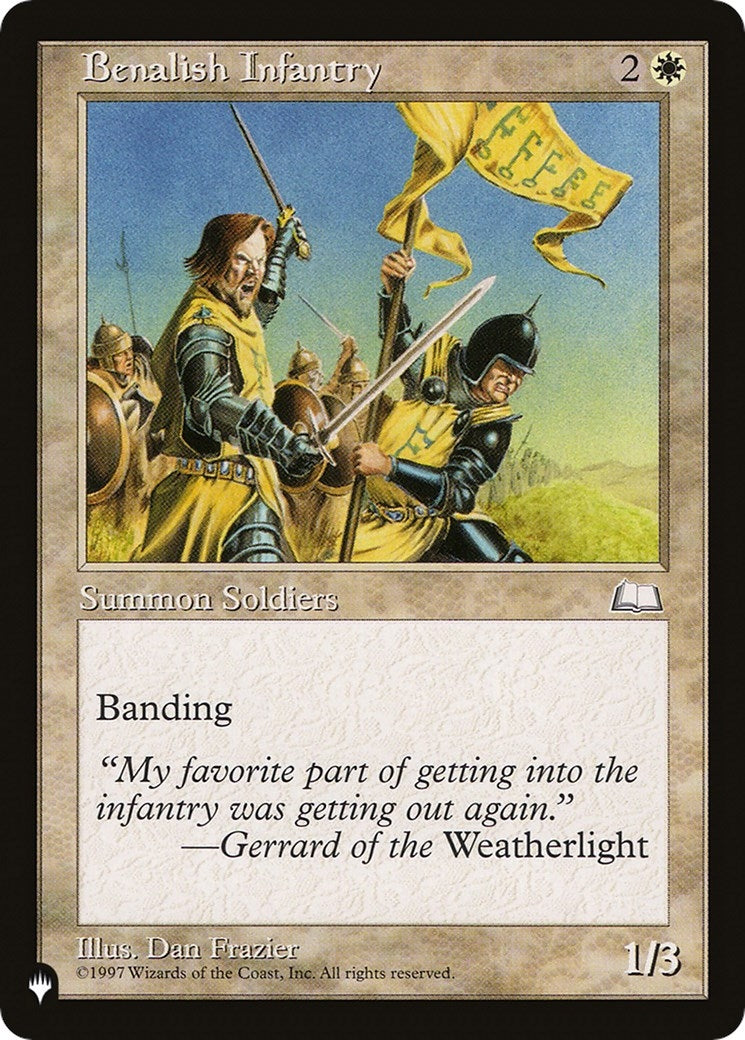 Benalish Infantry [LIST] - MTG Single