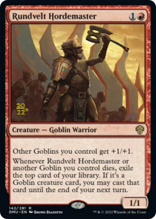 Rundvelt Hordemaster (142) [PRE] - MTG Single