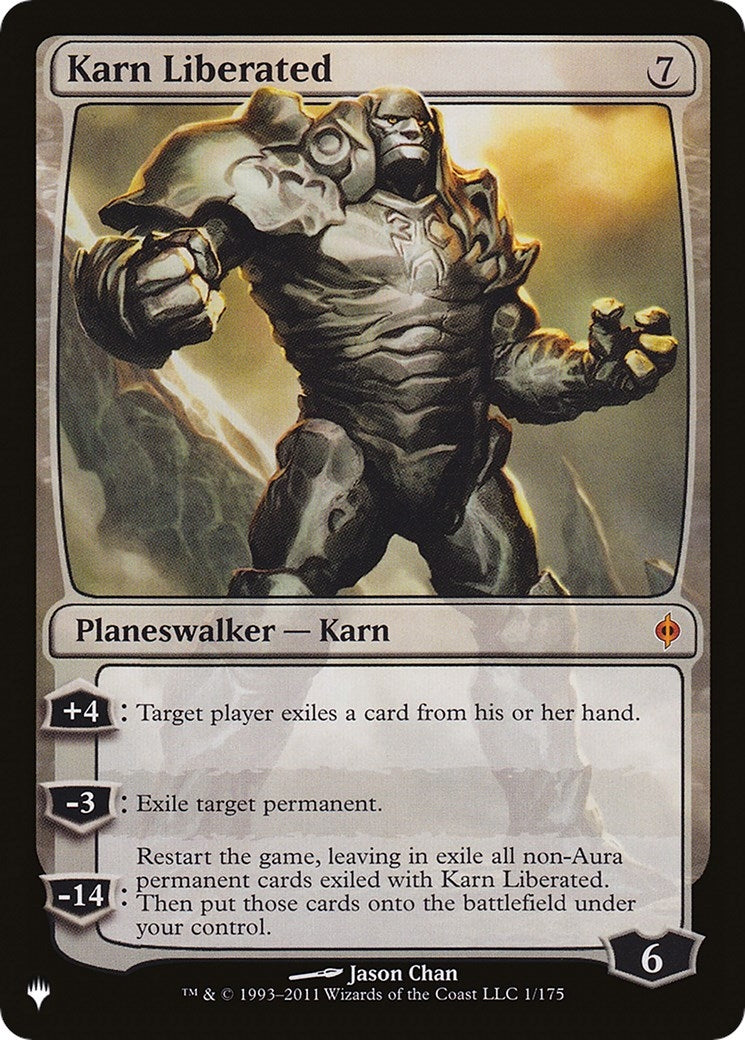 Karn Liberated (1) [LIST] - MTG Single